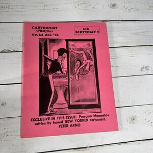 Cartoonist‎ PROfiles No 24 Dec 1974 Peter Arno New Yorker VTG Magazine Comics